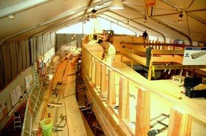 The deck of the Matthew Turner. Photo by John Skoriak