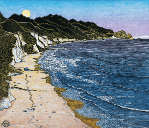 'Coast Camp,' by Tom Killion, is the artist's latest print, and just one of countless works of his native Marin.