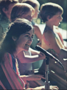 Rita Abrams, who continues to sing and perform, went on to produce other songs with the children after the “Mill Valley Song” made it big. Photo courtesy of Rita Abrams.