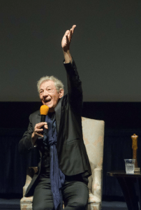 Sir Ian McKellen is presented with a Lifetime Achievement Award. Photo courtesy of MVFF.