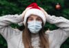 Covid-19 Santa Claus holidays mask