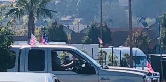 Donald Trump Truck Marin City California