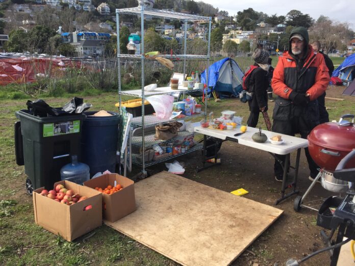 Controversy Surrounds Growing Sausalito Homeless Encampment Sausolito California Encampment