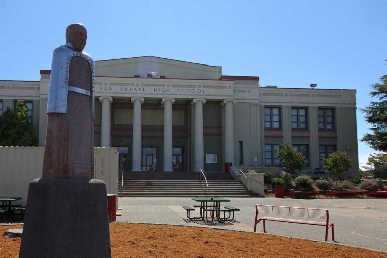 Best Place to Meet at 4:20: The Louis Pasteur statue in front of San Rafael High School