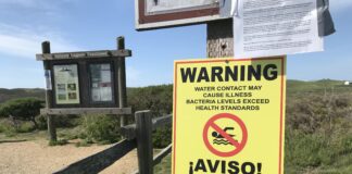 Point Reyes Fecal Bacteria Warning Sign 01