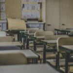 School desks Unsplash