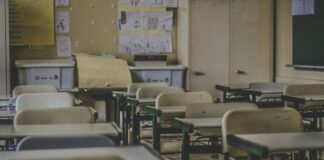 School desks Unsplash