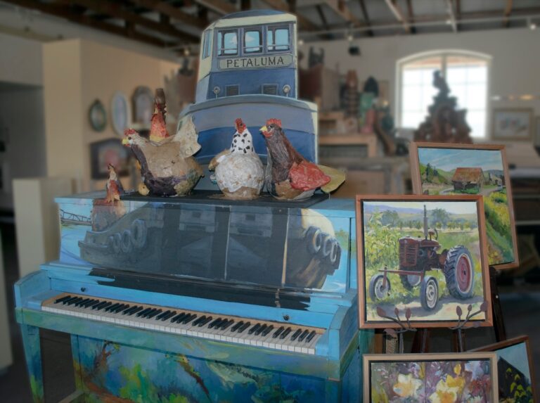 Piano Art Exhibit Concludes in Petaluma This Weekend