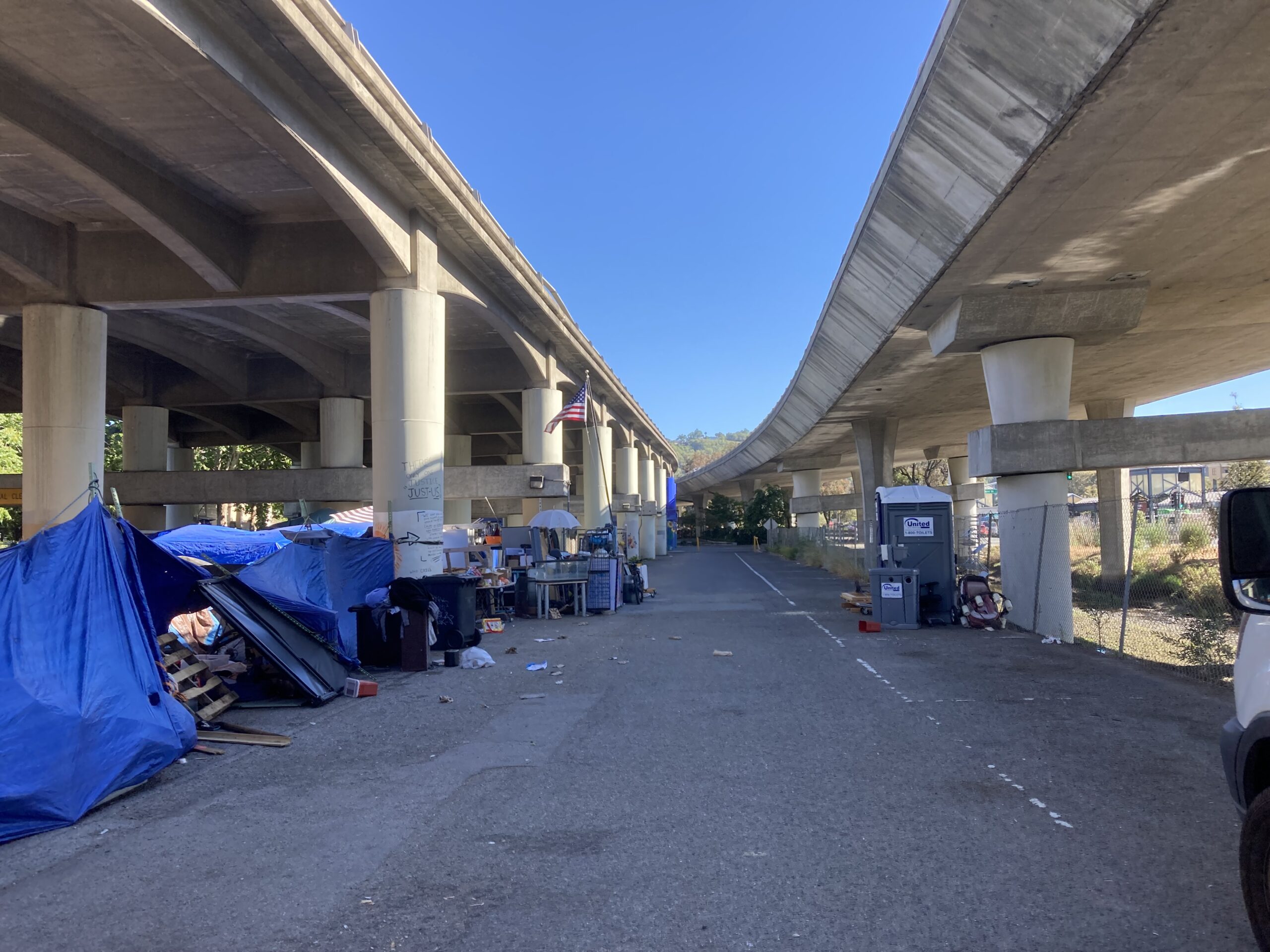 San Rafael homeless encampment
