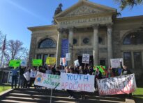 Taking Action Counters Emotional Impacts of Climate Change Casa Granda students climate protest - March 2019