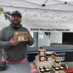 Photos by Isabella Cook MANGA Chef and owner of Mill Valley Pasta Co. Tony Adams sells his artisanal pasta and recently opened a storefront in San Rafael.