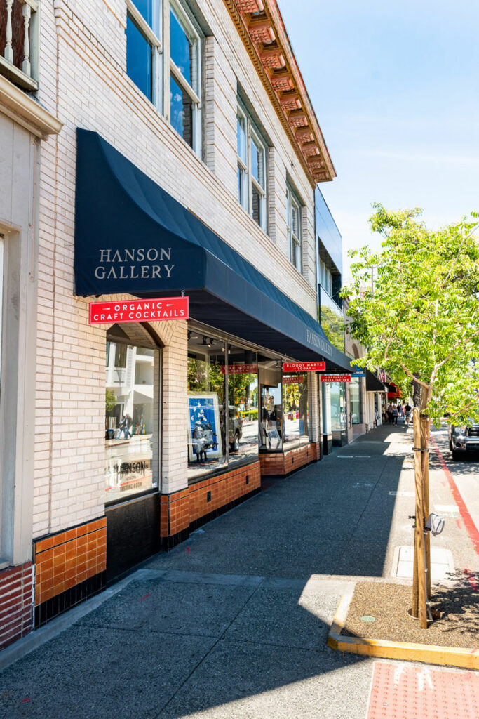 hanson tasting gallery, sonoma distillery