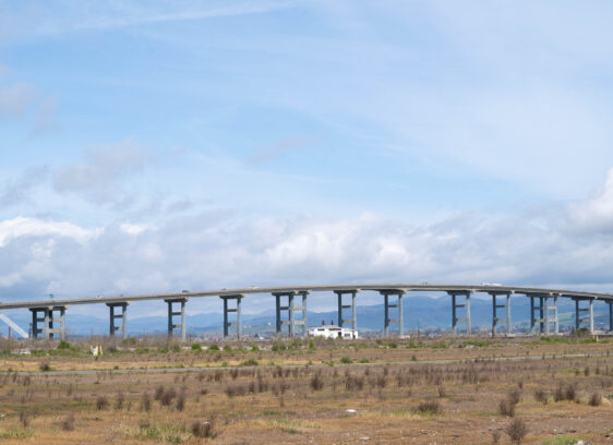 Agencies form partnership to prepare Highway 37 for sea level rise Highway 37 Bridge - Ray Saint Germain/Bay City News