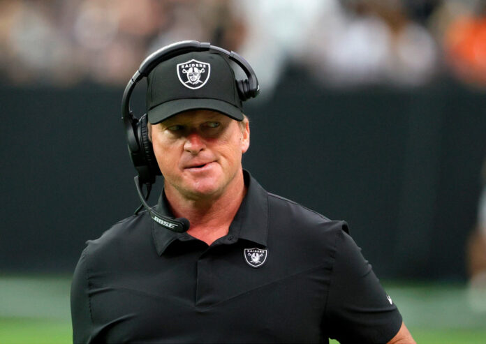 jon gruden former raiders head coach, new orleans saints consultant