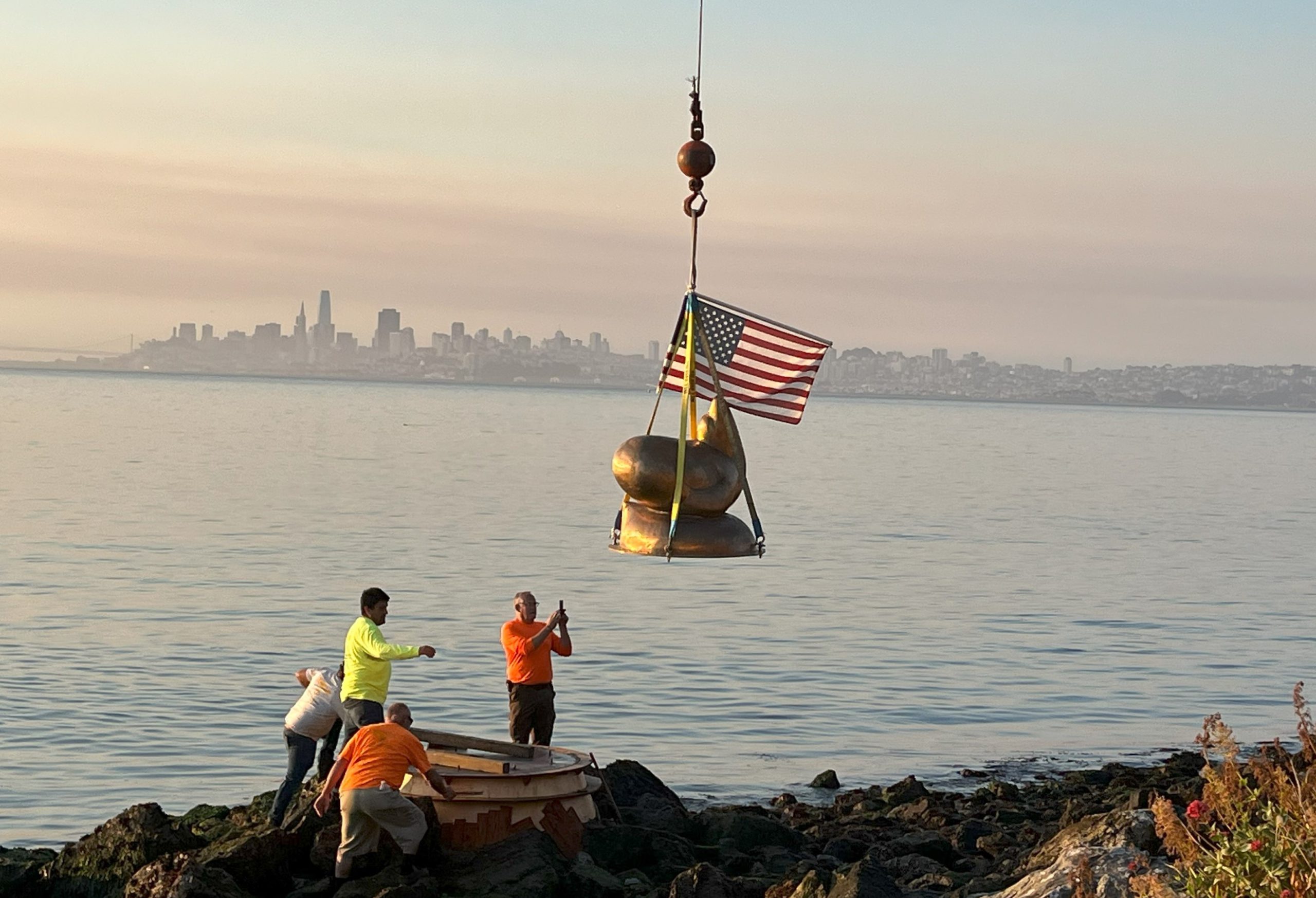 Rescued, Sausalito sea lion sculpture returns home | Pacific Sun