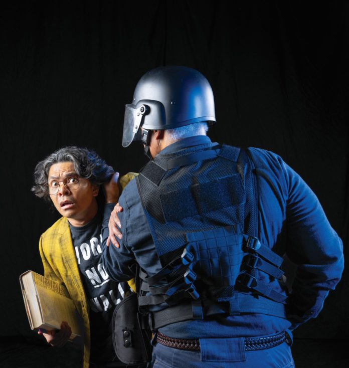 San Francisco Mime Troupe performing