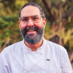 Chef Les Goodman from Mable's, a new restaurant in Marshall, California