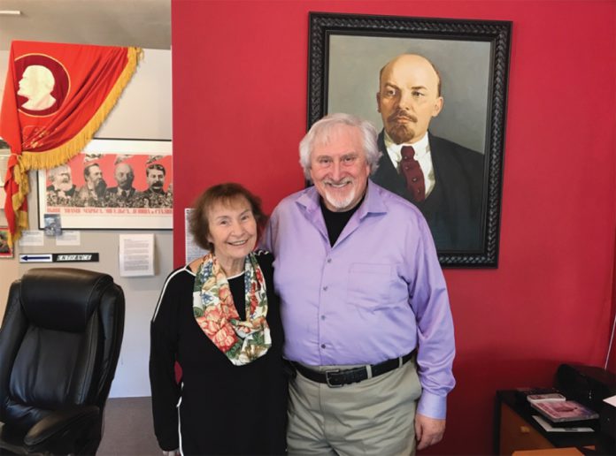 Lilka and Tom Areton, co-founders of The International Museum of Propaganda