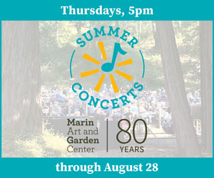 marin art and garden center, summer concerts