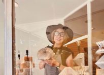 Into the Fold: Bookagami Transforms Pages into Sculpture San Rafael artist Adrienne Biggs coined the term Bookagami for her sculptures made from books.