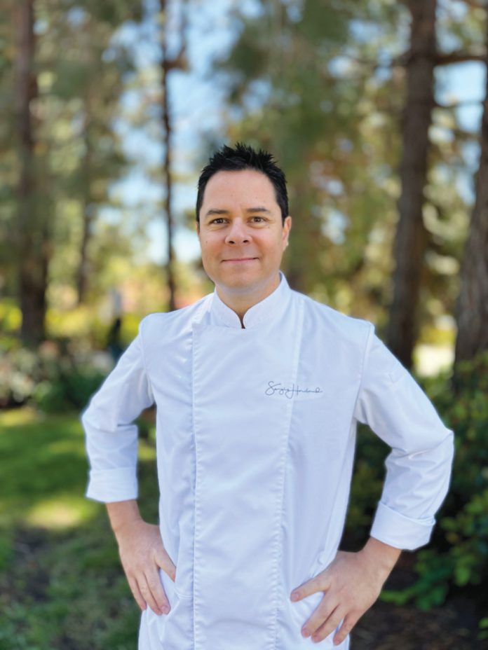 Executive Chef Sergio Howland leads the kitchen at newly revitalized Vinarosa Resort & Spa in Santa Rosa.