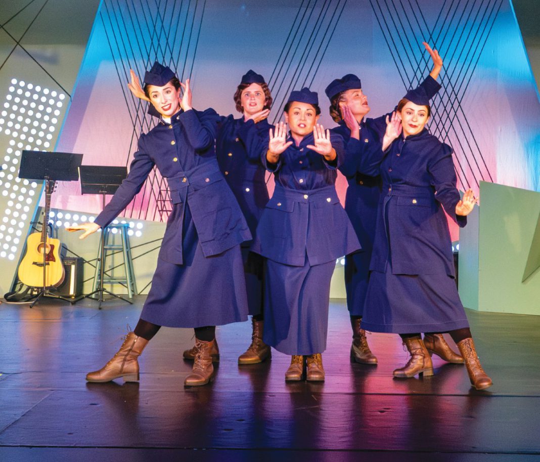 The Hello Girls is a fictionalized musical telling the story of women in WWI whose service is generally forgotten.