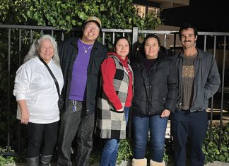 About 15 tenants and their supporters gathered last week to celebrate a new affordable housing program at The Meridian, a Canal Street apartment complex on the San Rafael Creek.