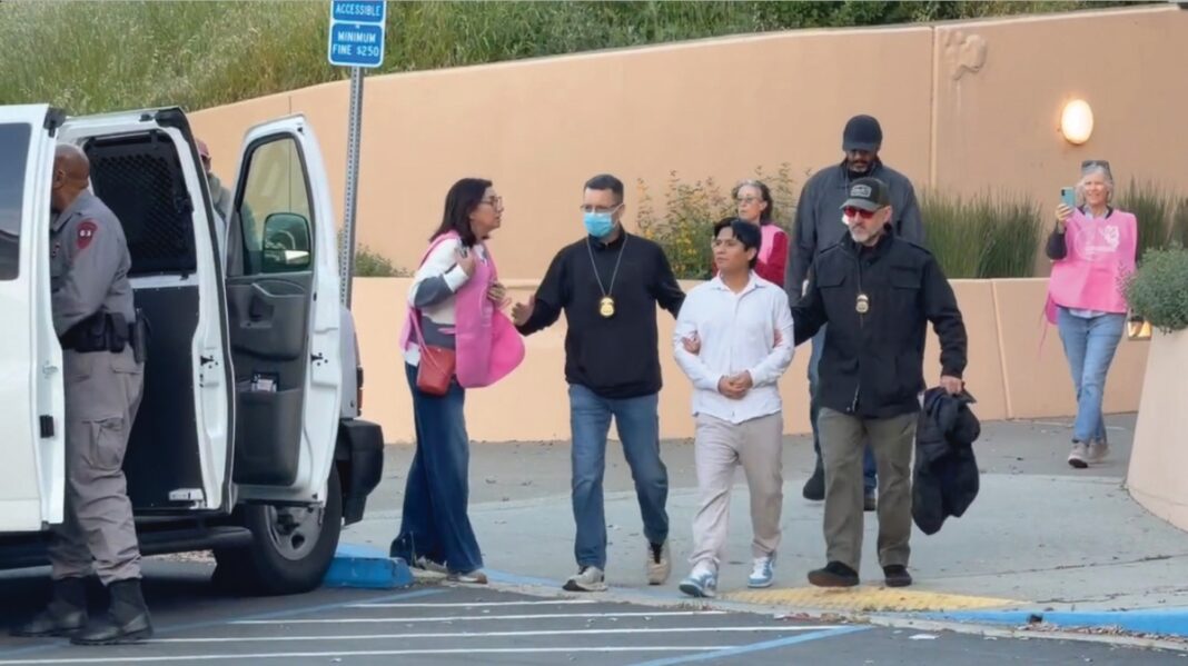 Witnesses to a recent ICE operation say they felt shaken after watching men in plain clothes whisk away a young man in a white van.