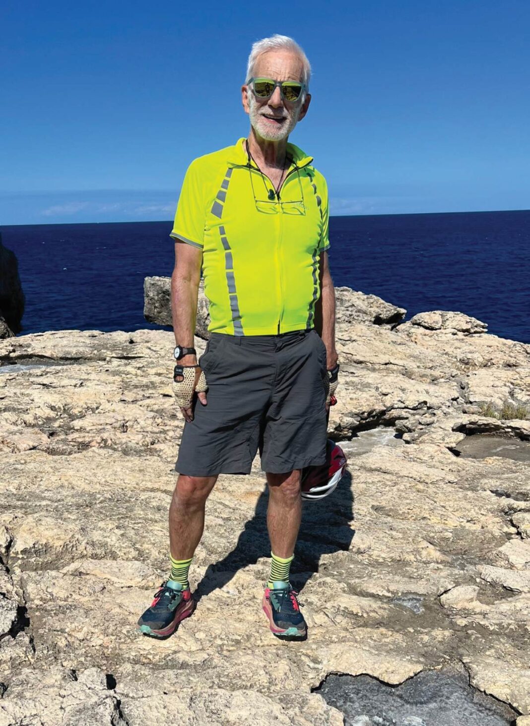 Fred Goldfarb's Tailgator, a Marin-based company, produces bicycle brake light systems that brighten when riders slow or stop.