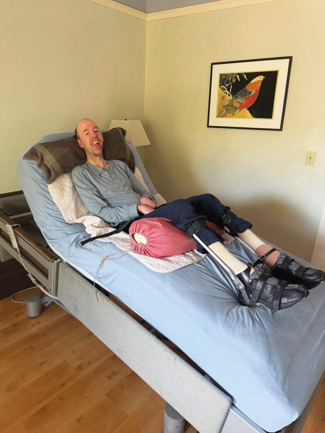 What James Freebury can remember of his aneurysm was a blinding headache.