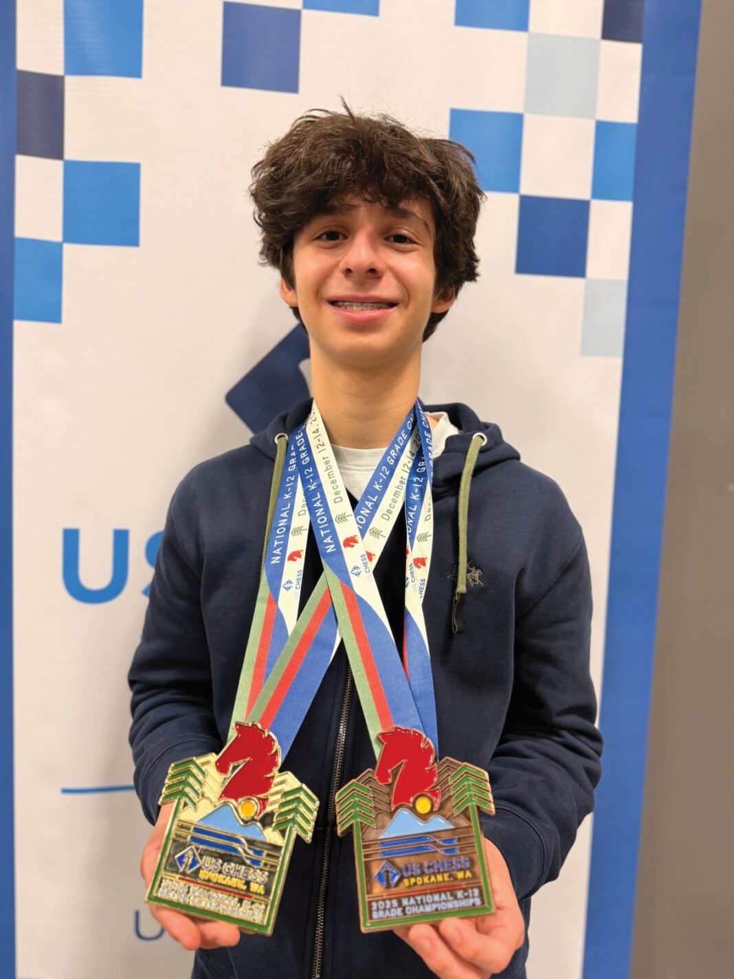 Sebby Suarez believes he may be the first chess national champion from Marin County.