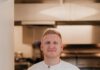 Chef Thomas Mendel harvests ingredients from a biodynamic garden for the four-course tasting experience at Hamel Family Wines.