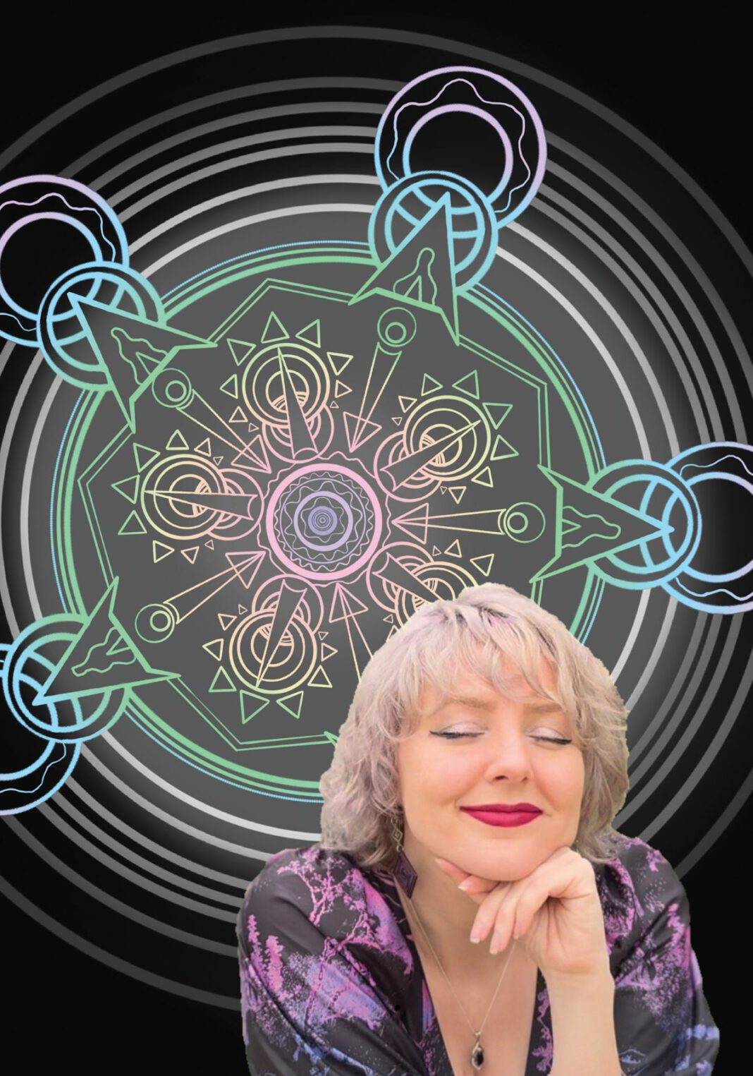 Artist Kuhlman invites creative exploration and connection through art, movement, performances, guided meditations and hoop dance workshops.