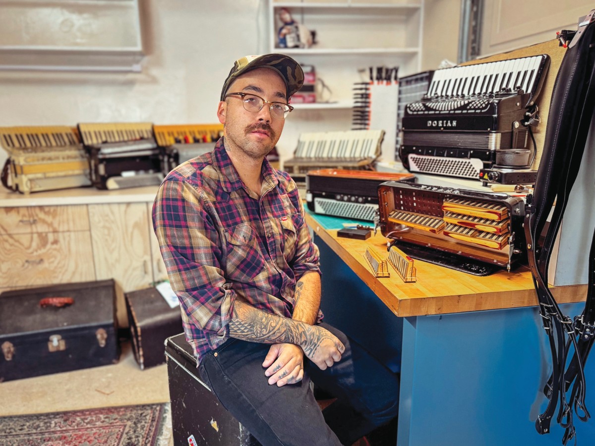 Big Squeeze, Second Wind Accordion Repair's Kalei Yamanoha