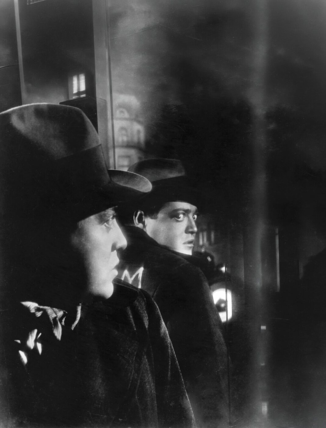 Peter Lorre portraying a serial killer in Fritz Lang’s 1931 film M.