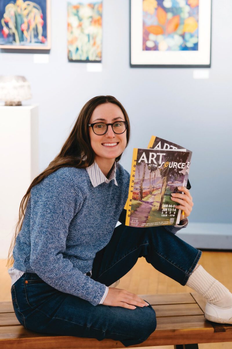 Linked Hands: Penelope Lenaerts of Art Trails Open Studios